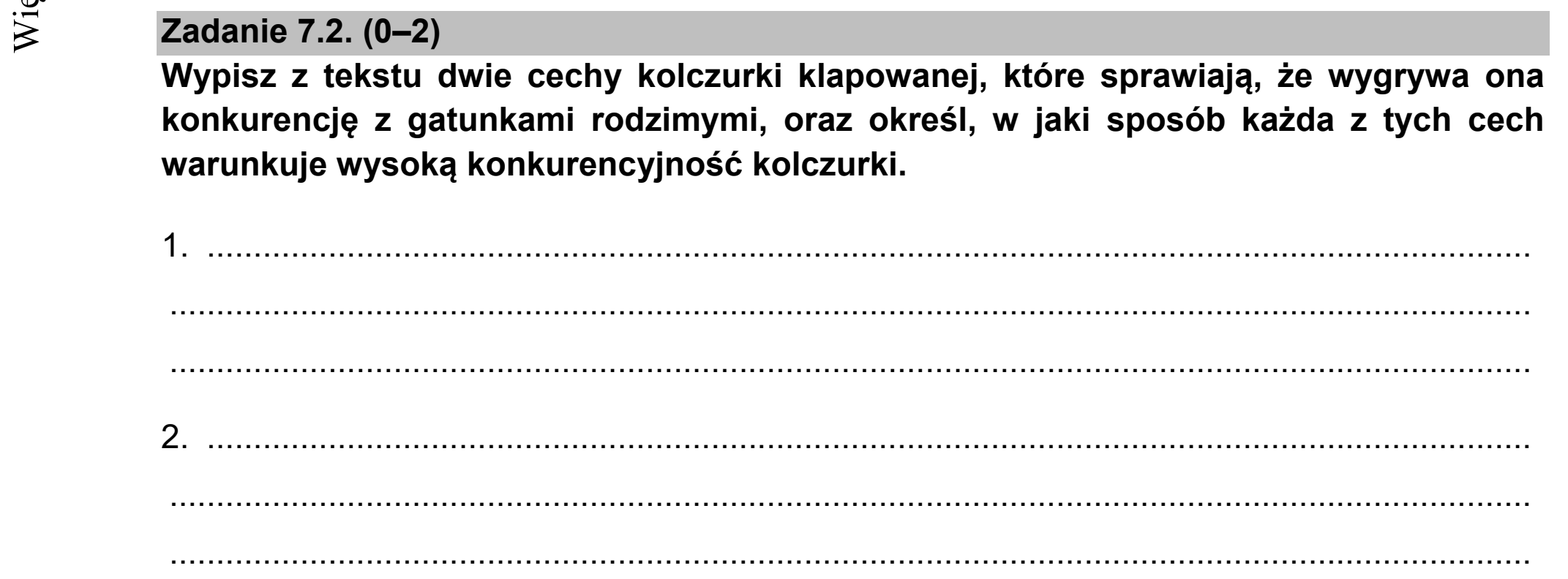 Matura dodatkowa, czerwiec 2021, zadanie 7.2