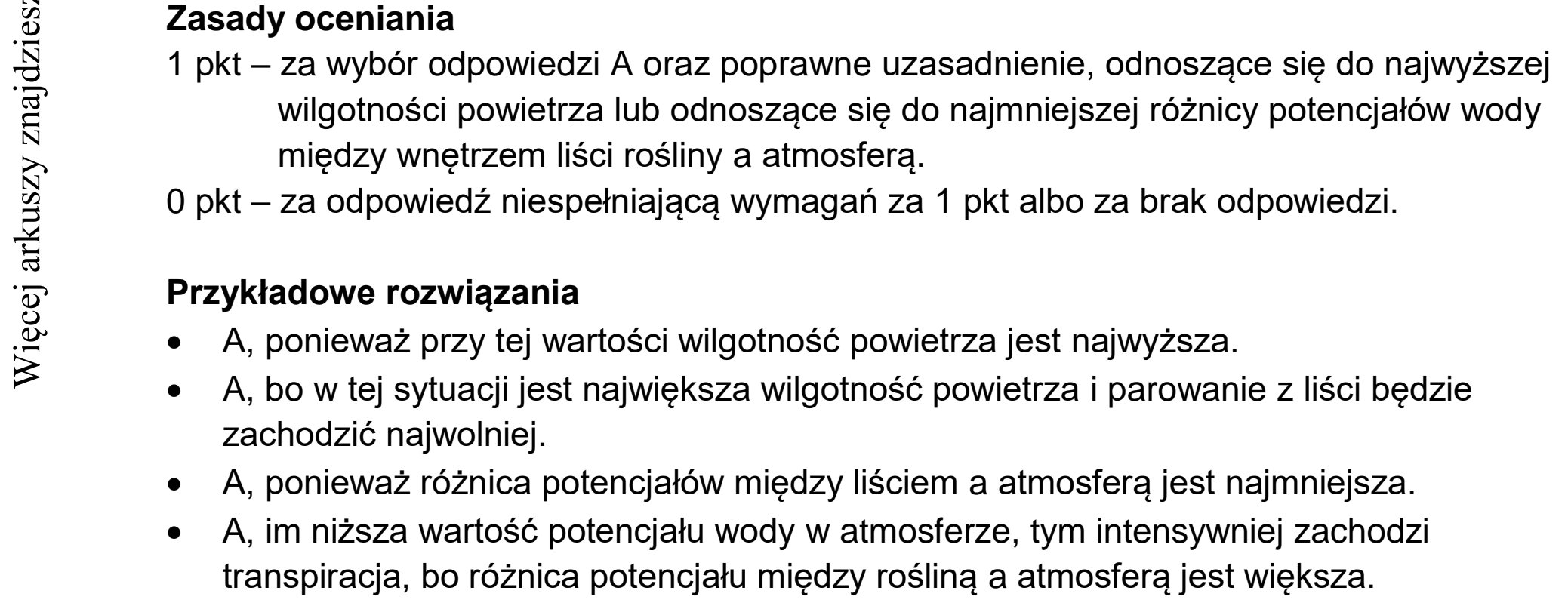 Matura dodatkowa, czerwiec 2022, odpowiedź do zadania 6.1, fragment 1