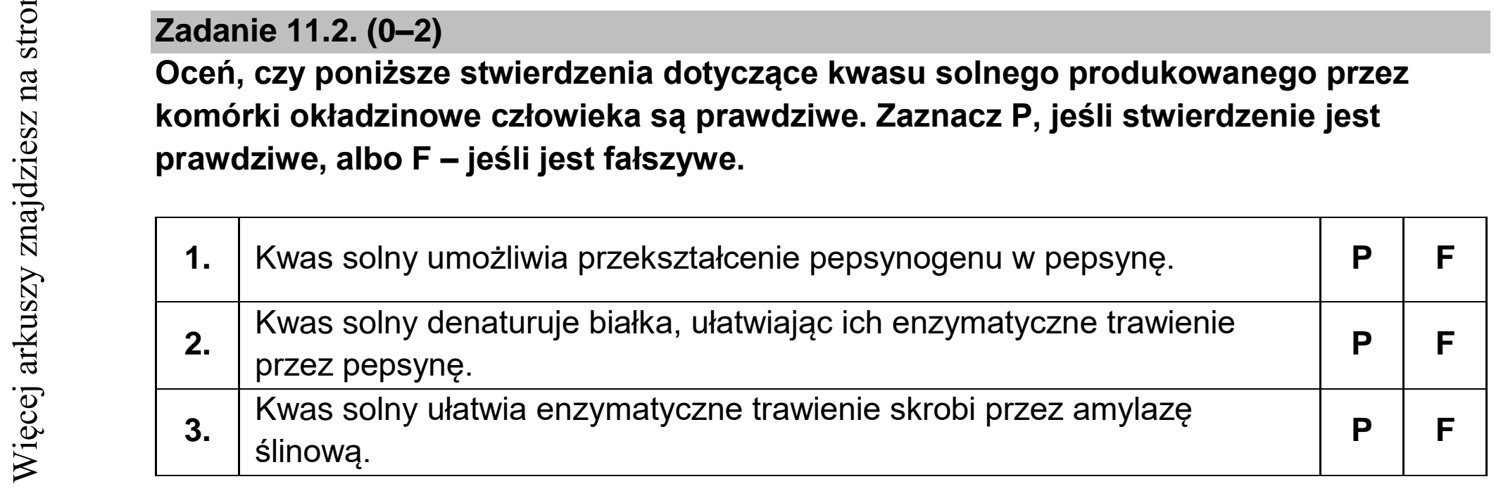 Matura dodatkowa, czerwiec 2022, zadanie 11.2