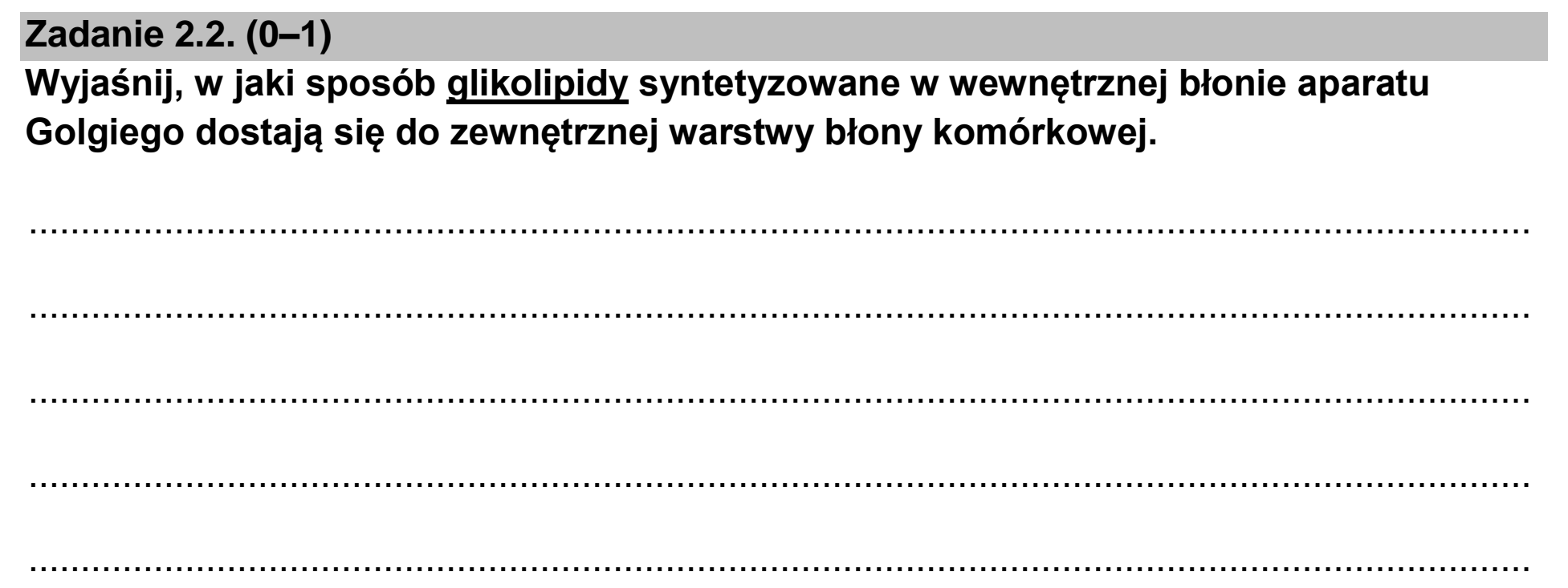 Matura dodatkowa, czerwiec 2022, zadanie 2.2