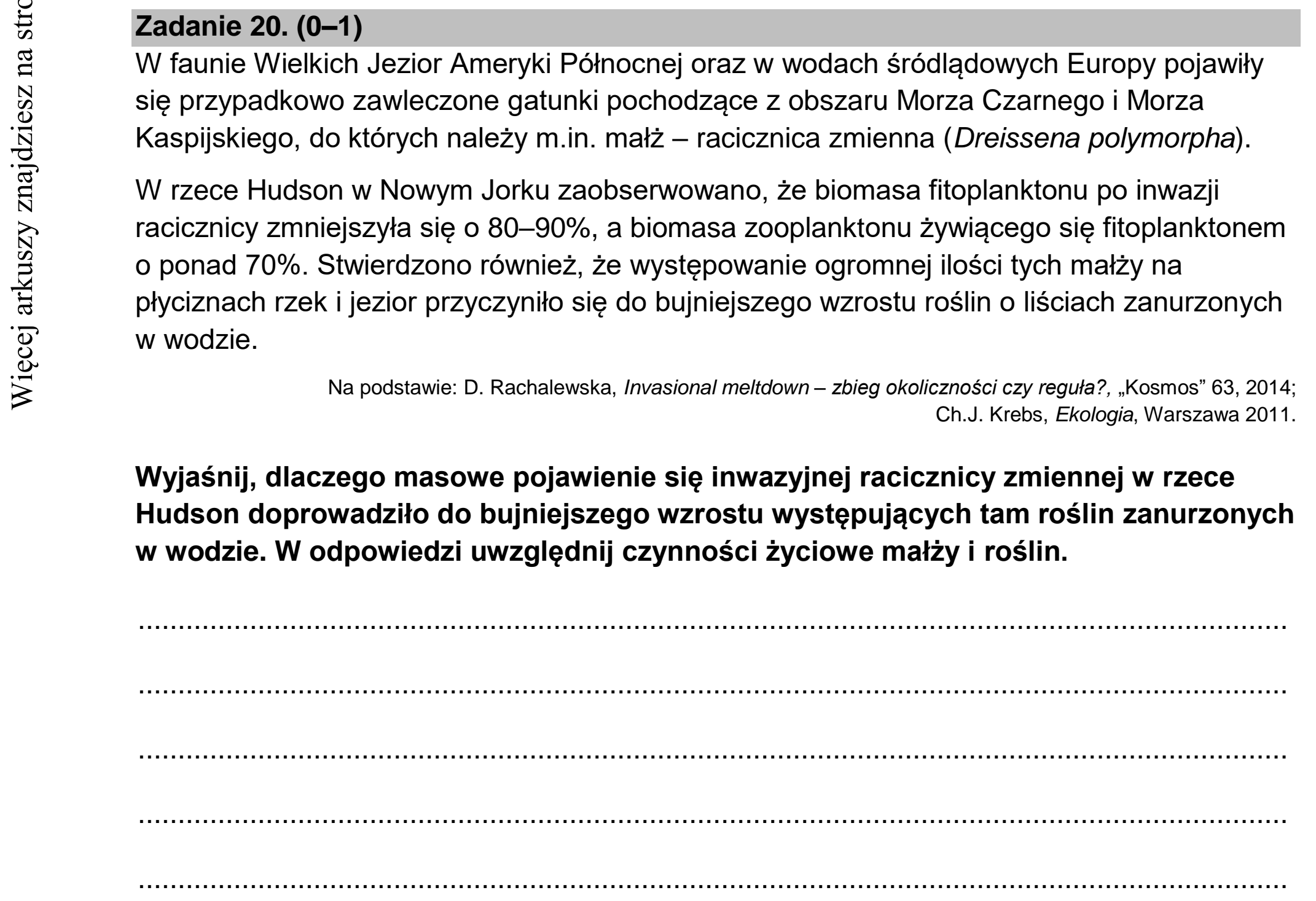 Matura dodatkowa, czerwiec 2022, zadanie 20