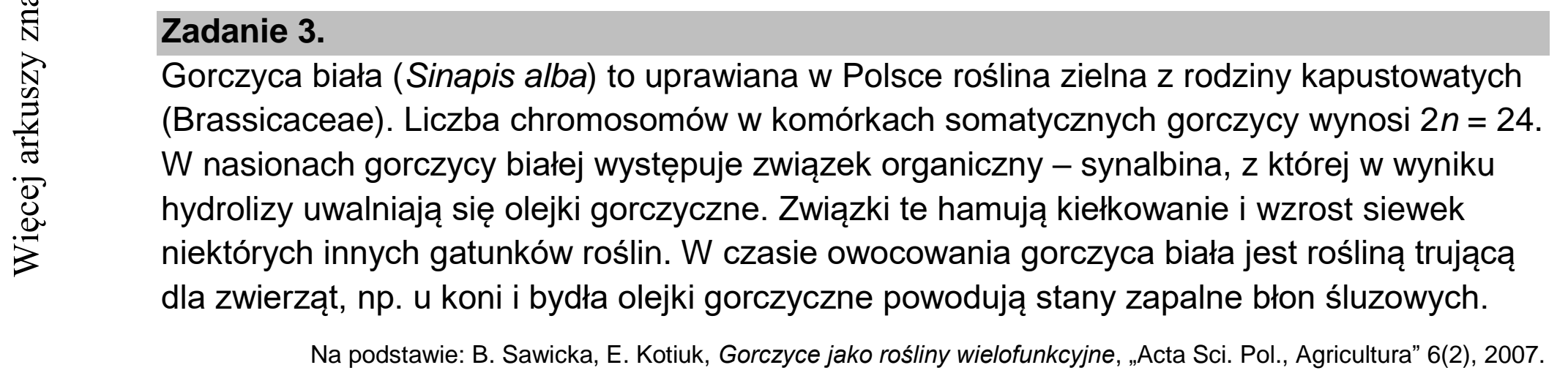 Matura dodatkowa, czerwiec 2022, wstęp zadania 3