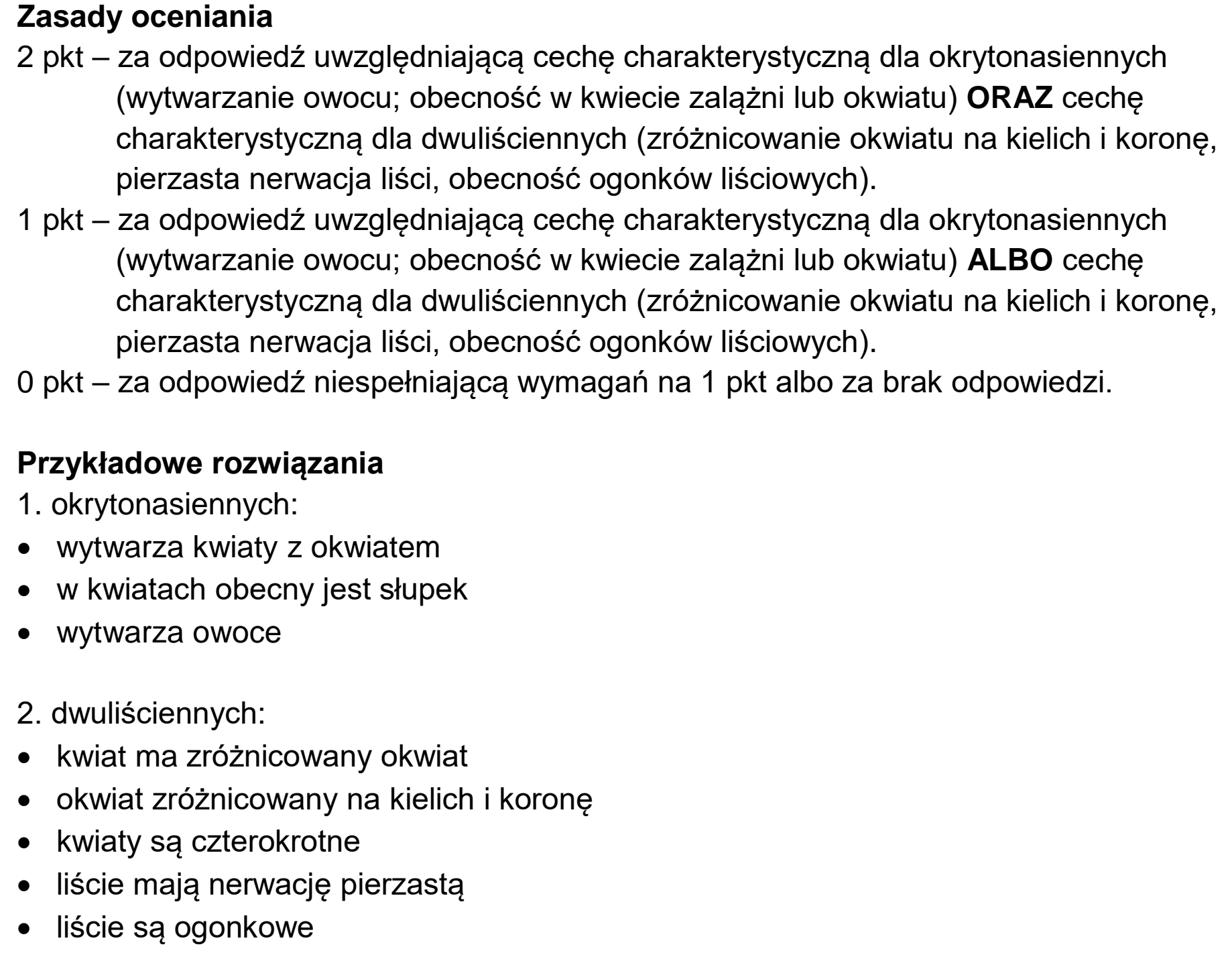 Matura dodatkowa, czerwiec 2023, odpowiedź do zadania 9.1