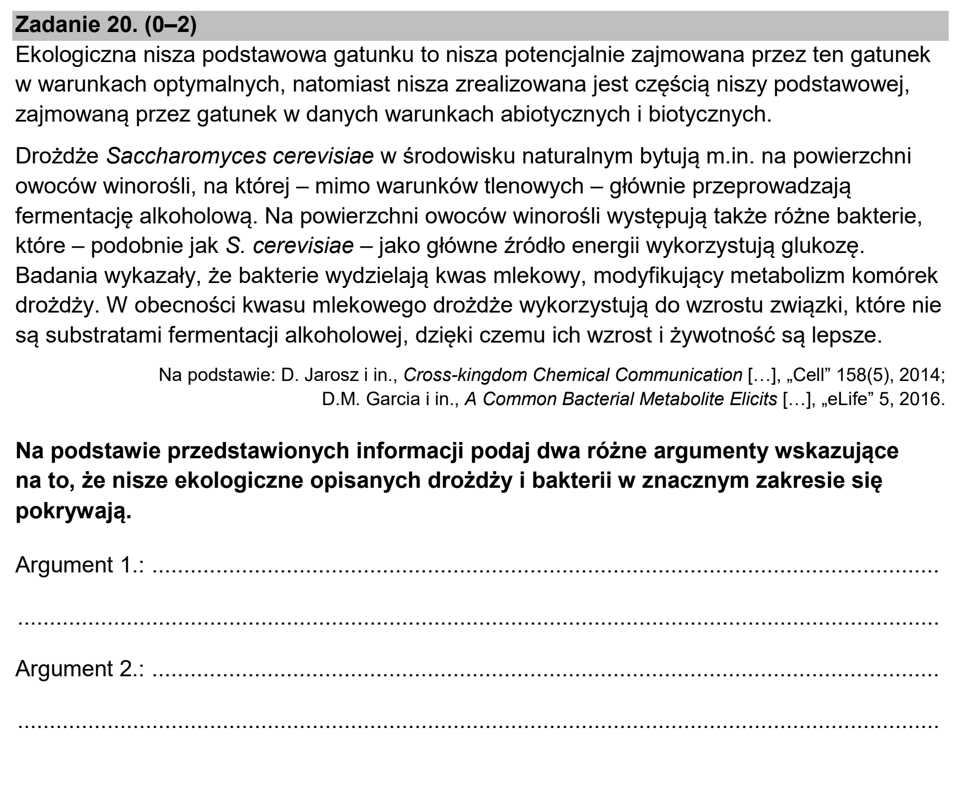 Matura dodatkowa, czerwiec 2024, zadanie 20
