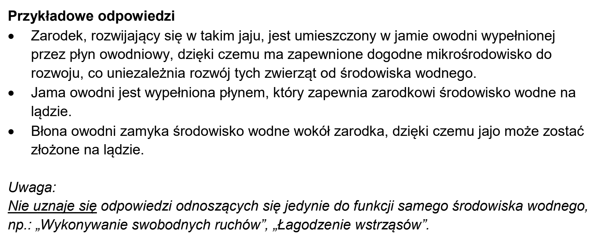 Matura dodatkowa, czerwiec 2025, odpowiedź do zadania 9.2, fragment 2