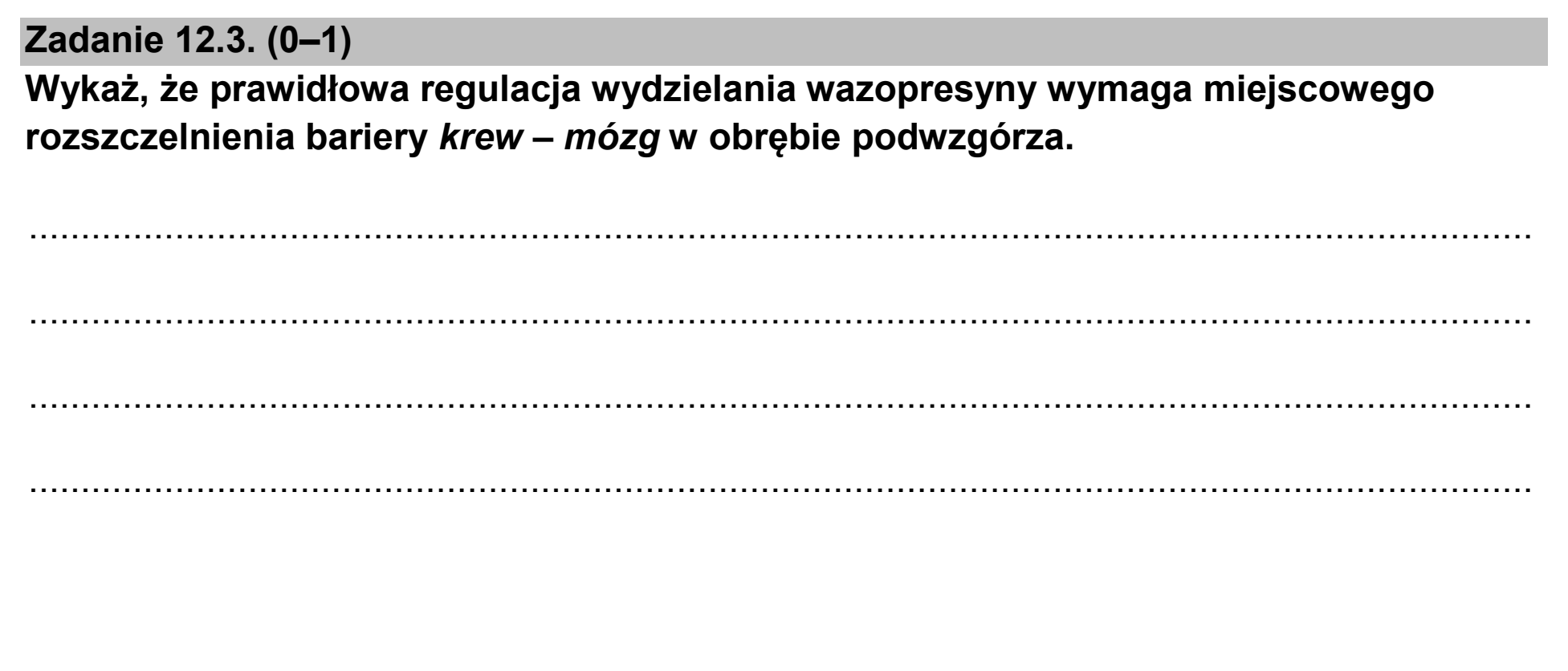 Matura dodatkowa, czerwiec 2025, zadanie 12.3