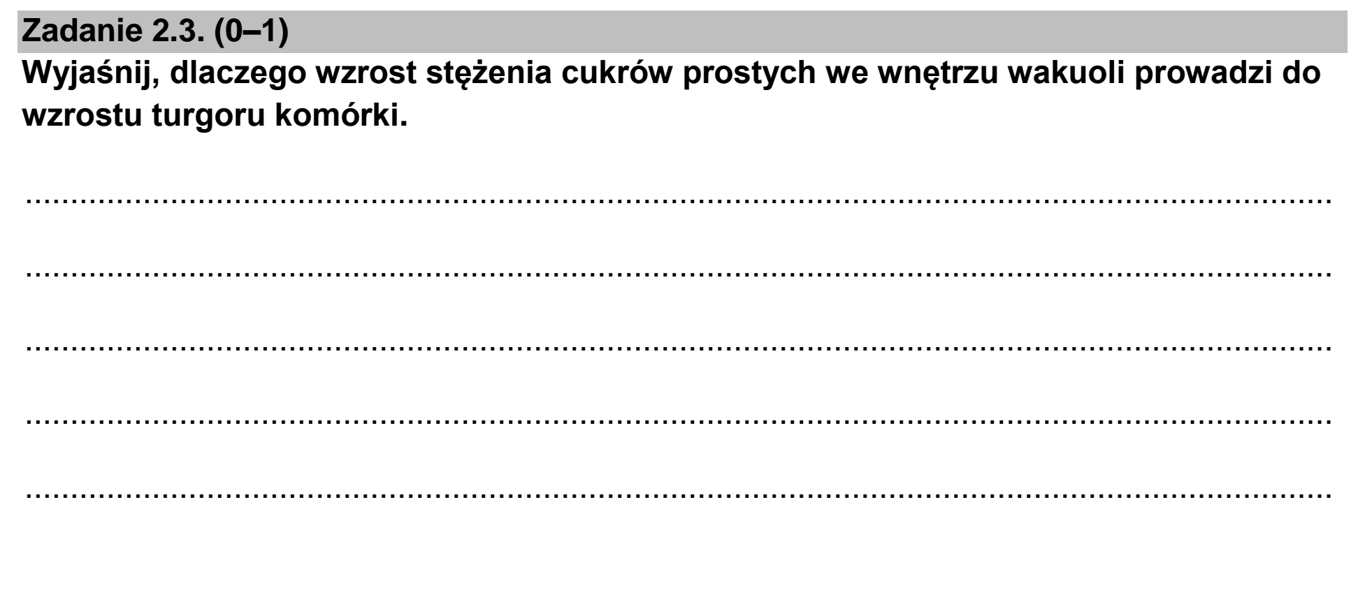 Matura dodatkowa, czerwiec 2026, zadanie 2.3