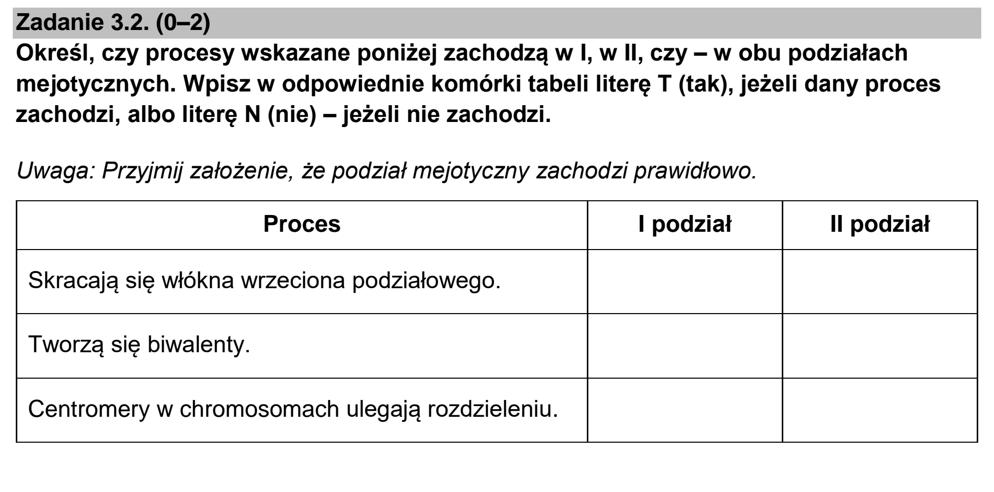 Matura dodatkowa, czerwiec 2026, zadanie 3.2