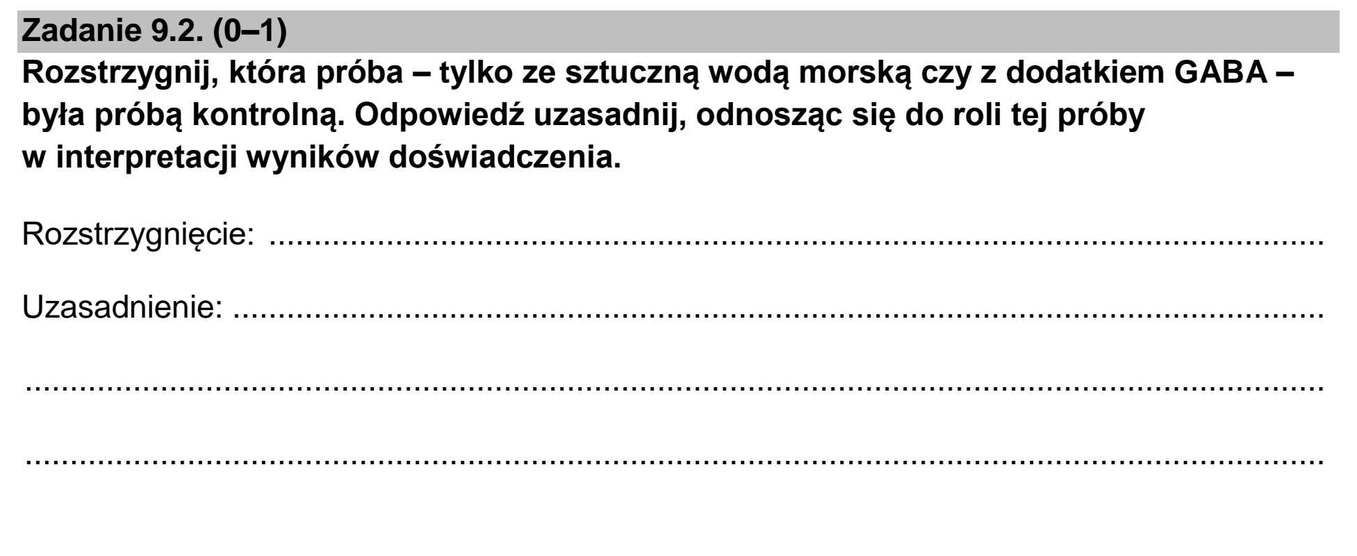Matura dodatkowa, czerwiec 2026, zadanie 9.2