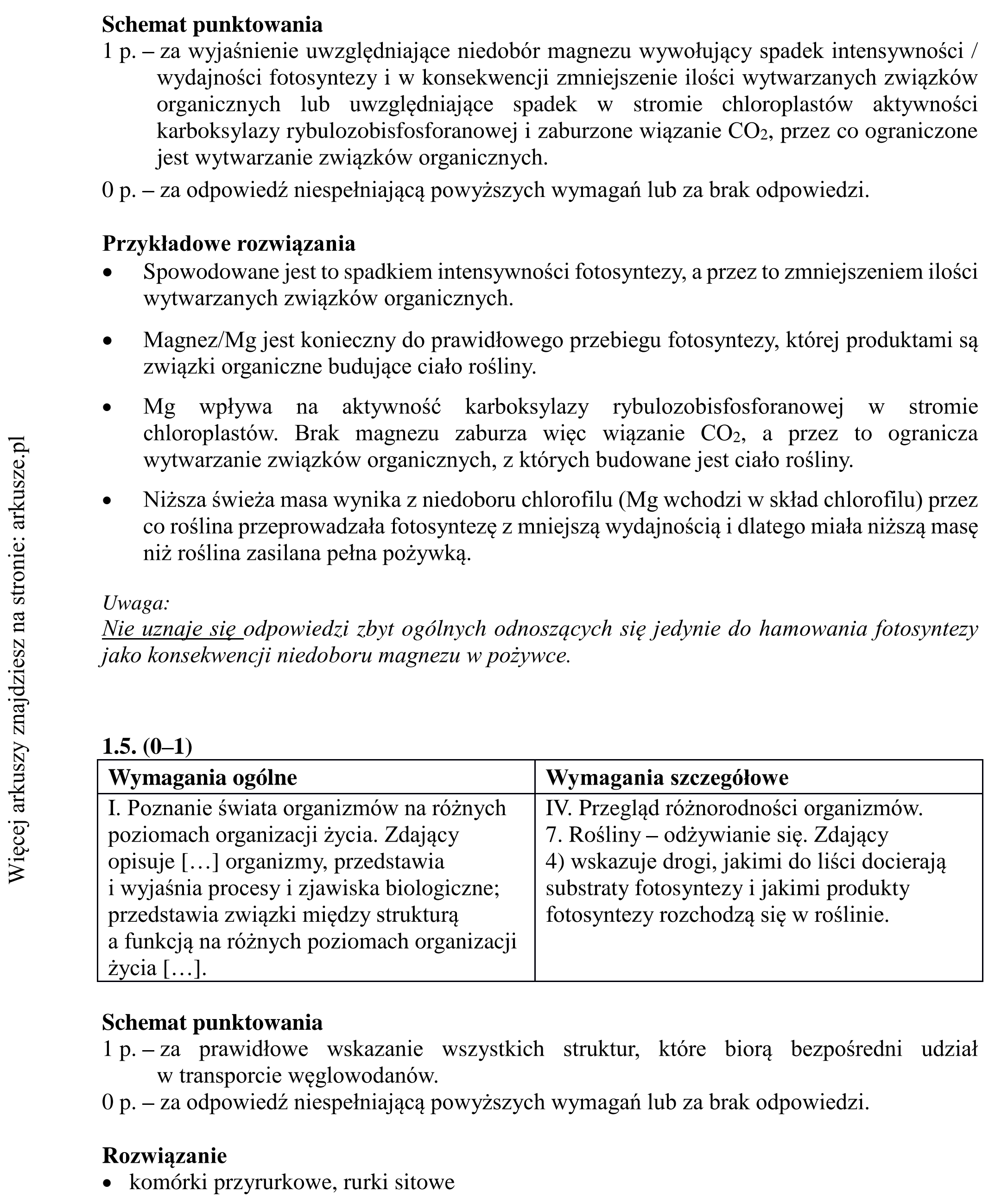 Matura dodatkowa, lipiec 2020, odpowiedź do zadania 1.1, fragment 3