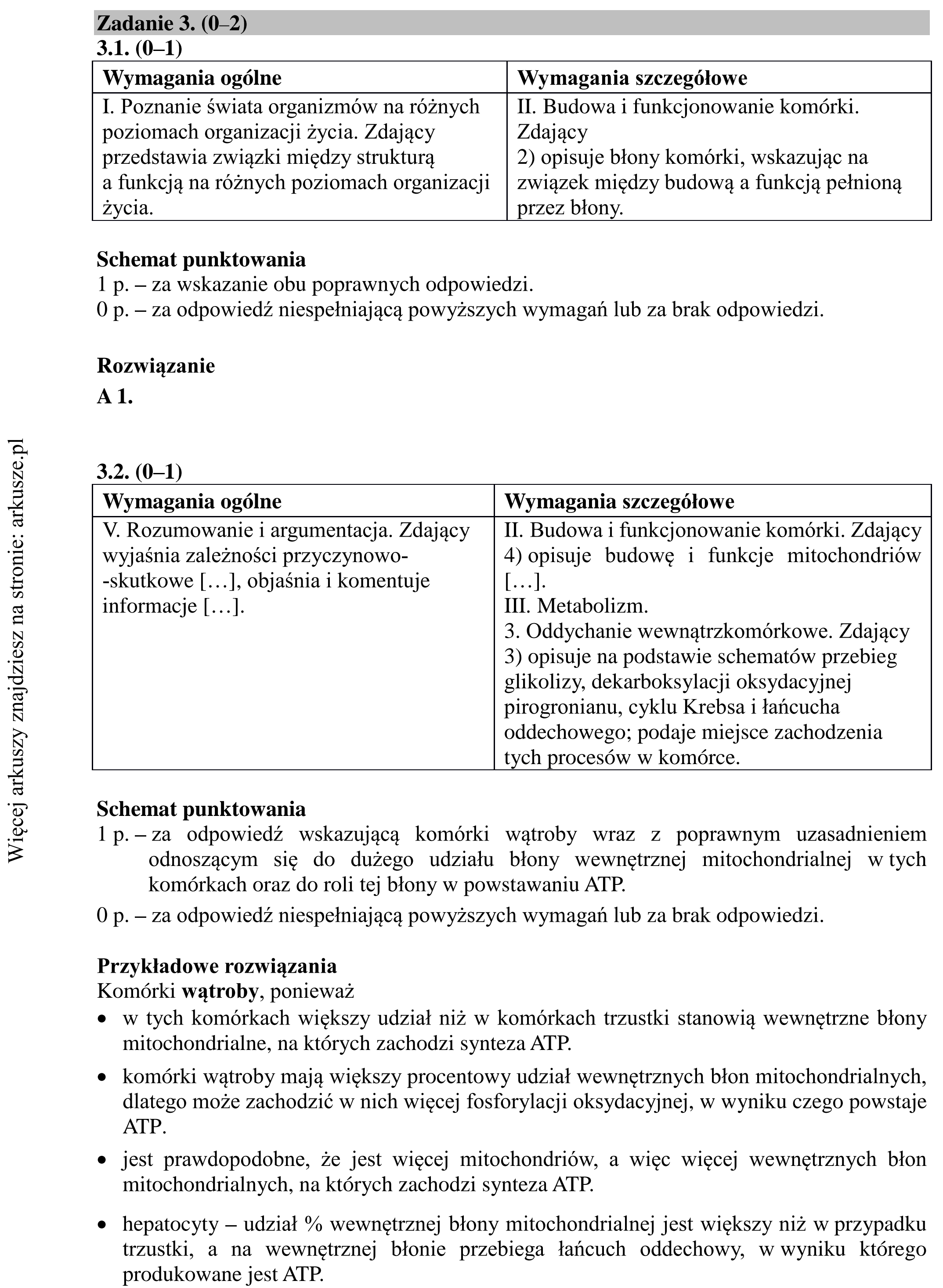 Matura dodatkowa, lipiec 2020, odpowiedź do zadania 3.1