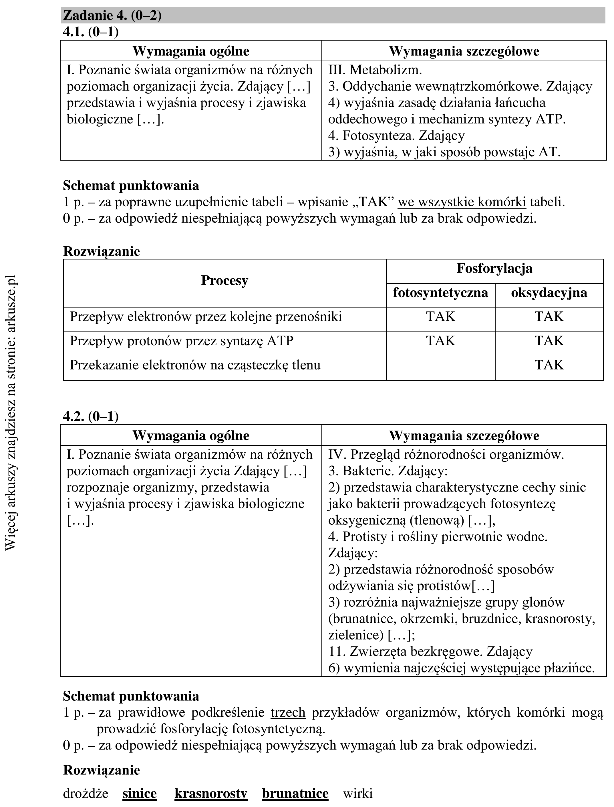 Matura dodatkowa, lipiec 2020, odpowiedź do zadania 4.1
