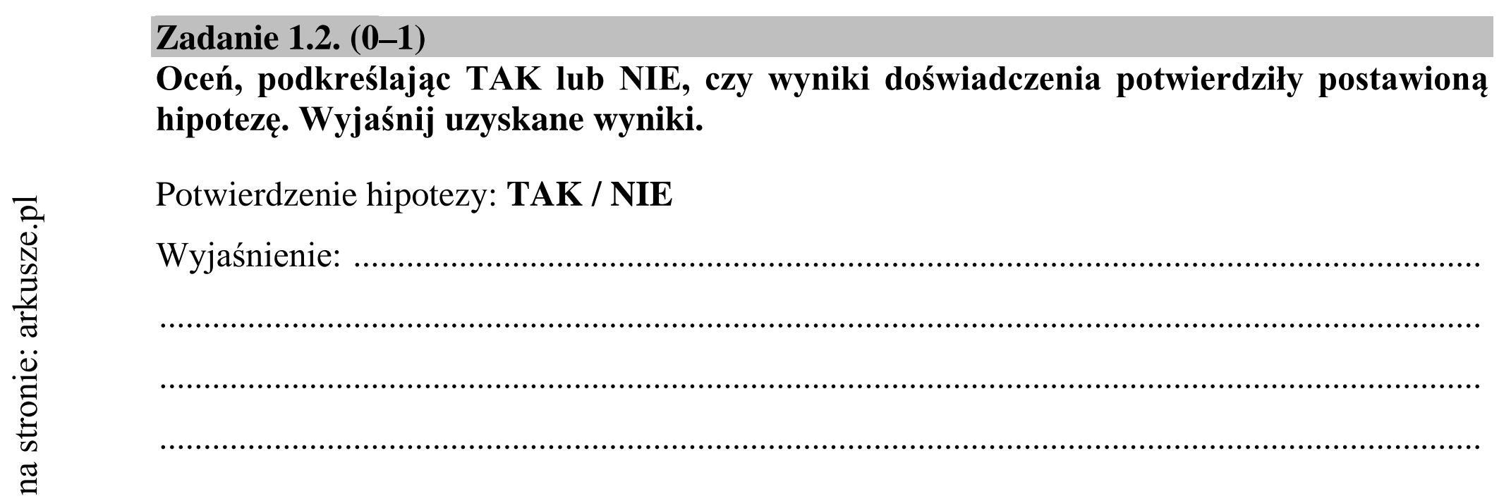 Matura dodatkowa, lipiec 2020, zadanie 1.2