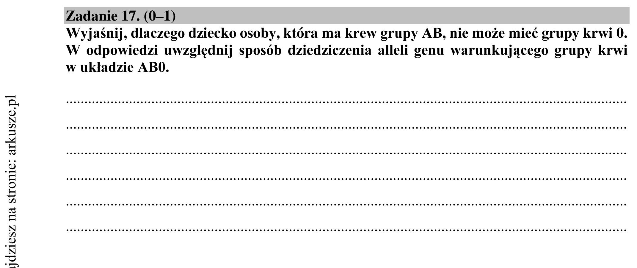 Matura dodatkowa, lipiec 2020, zadanie 17