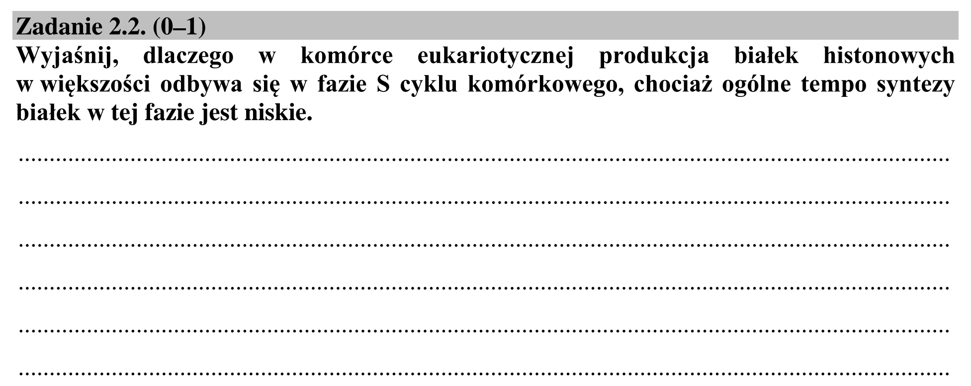 Matura dodatkowa, lipiec 2020, zadanie 2.2