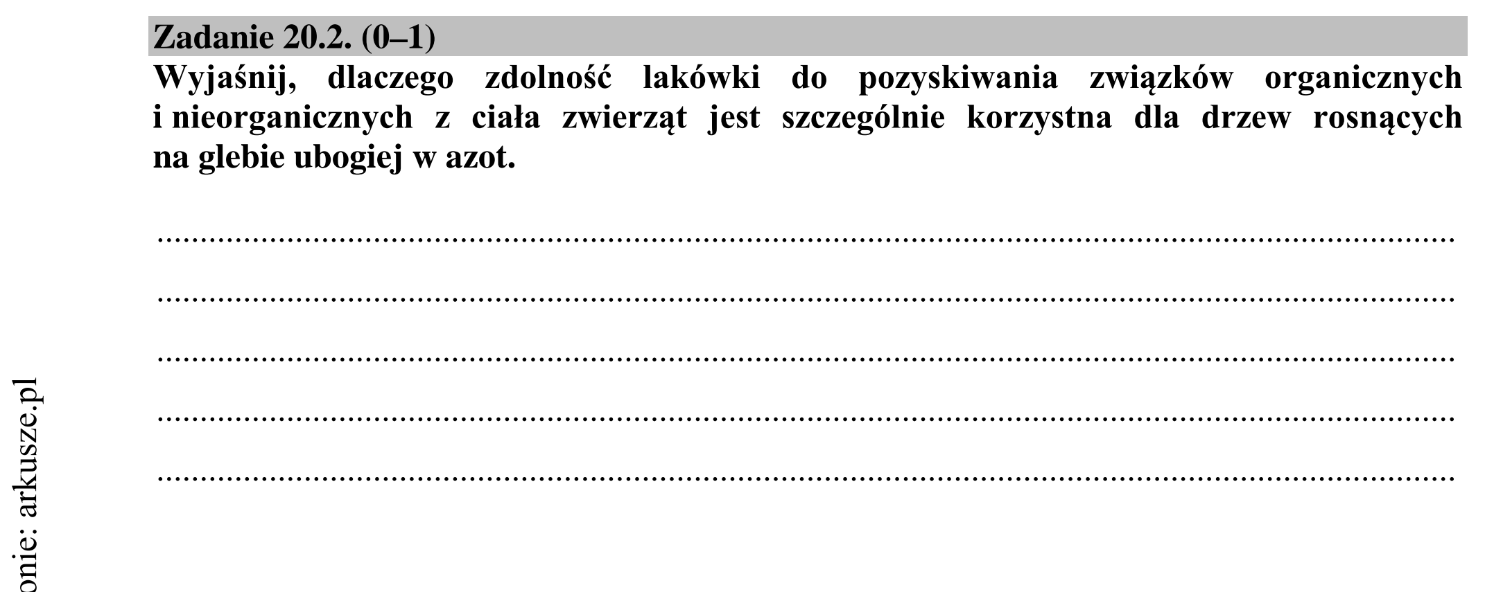 Matura dodatkowa, lipiec 2020, zadanie 20.2