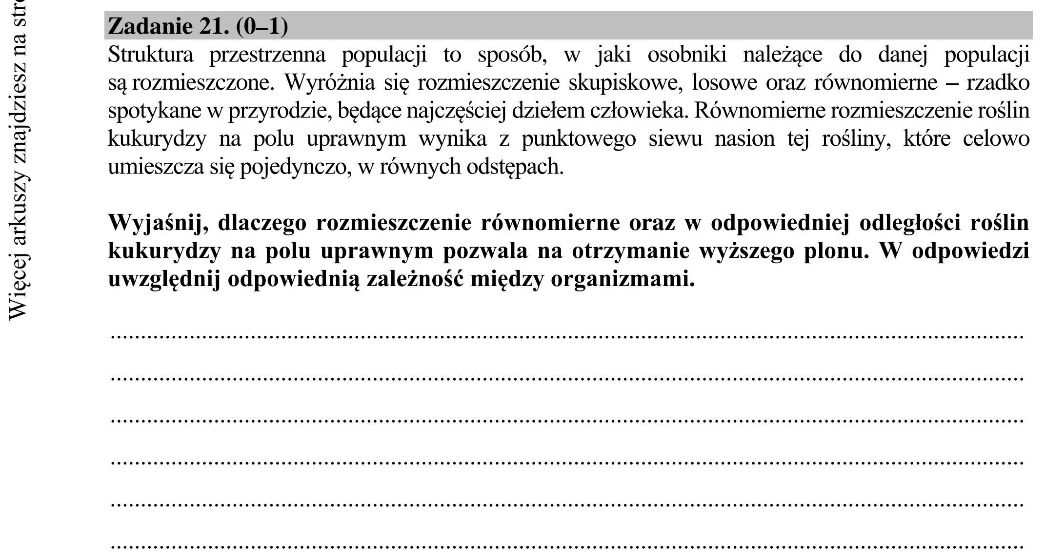 Matura dodatkowa, lipiec 2020, zadanie 21