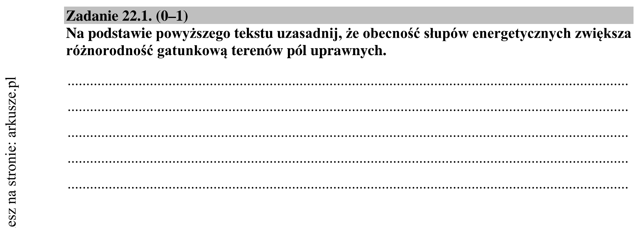 Matura dodatkowa, lipiec 2020, zadanie 22.1