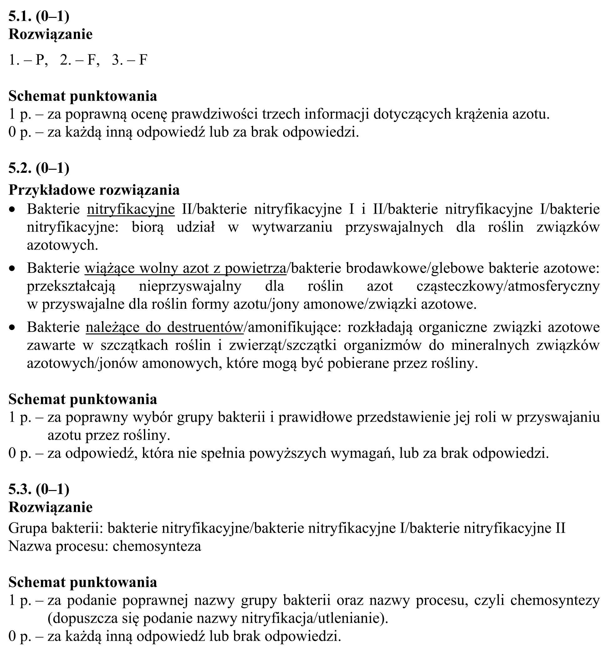 Matura, maj 2015, odpowiedź do zadania 5.1, fragment 2