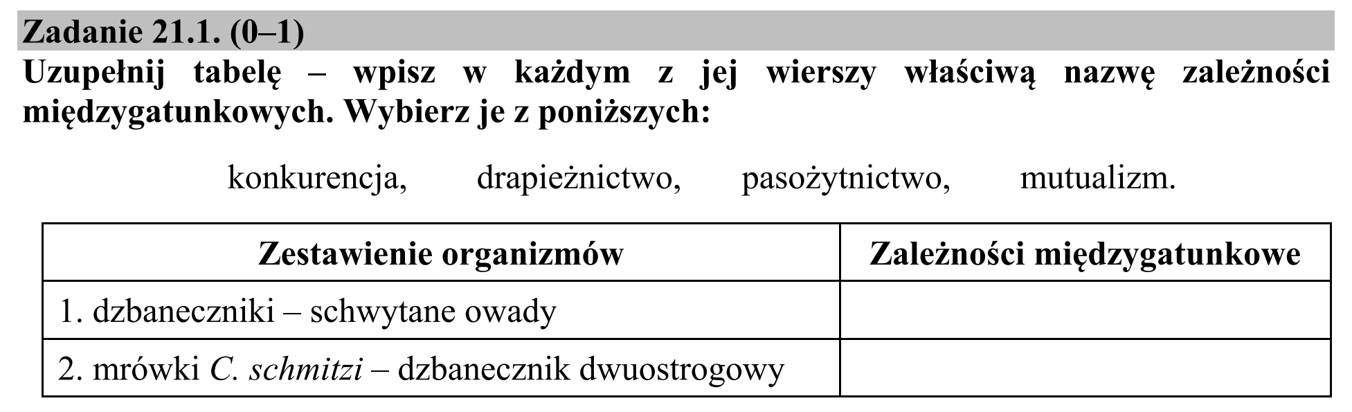 Matura, maj 2015, zadanie 21.1