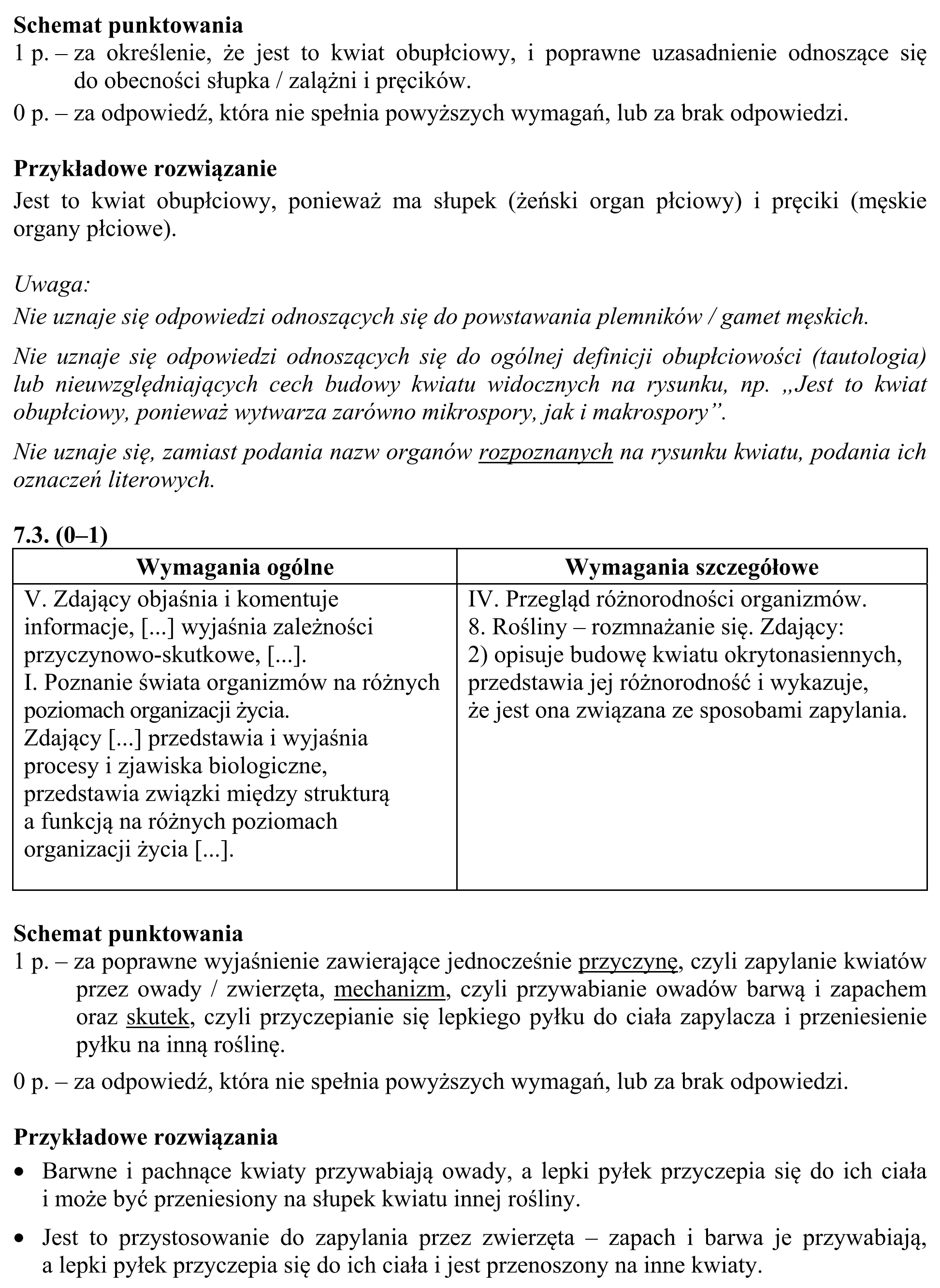 Matura, maj 2016, odpowiedź do zadania 7.1, fragment 2