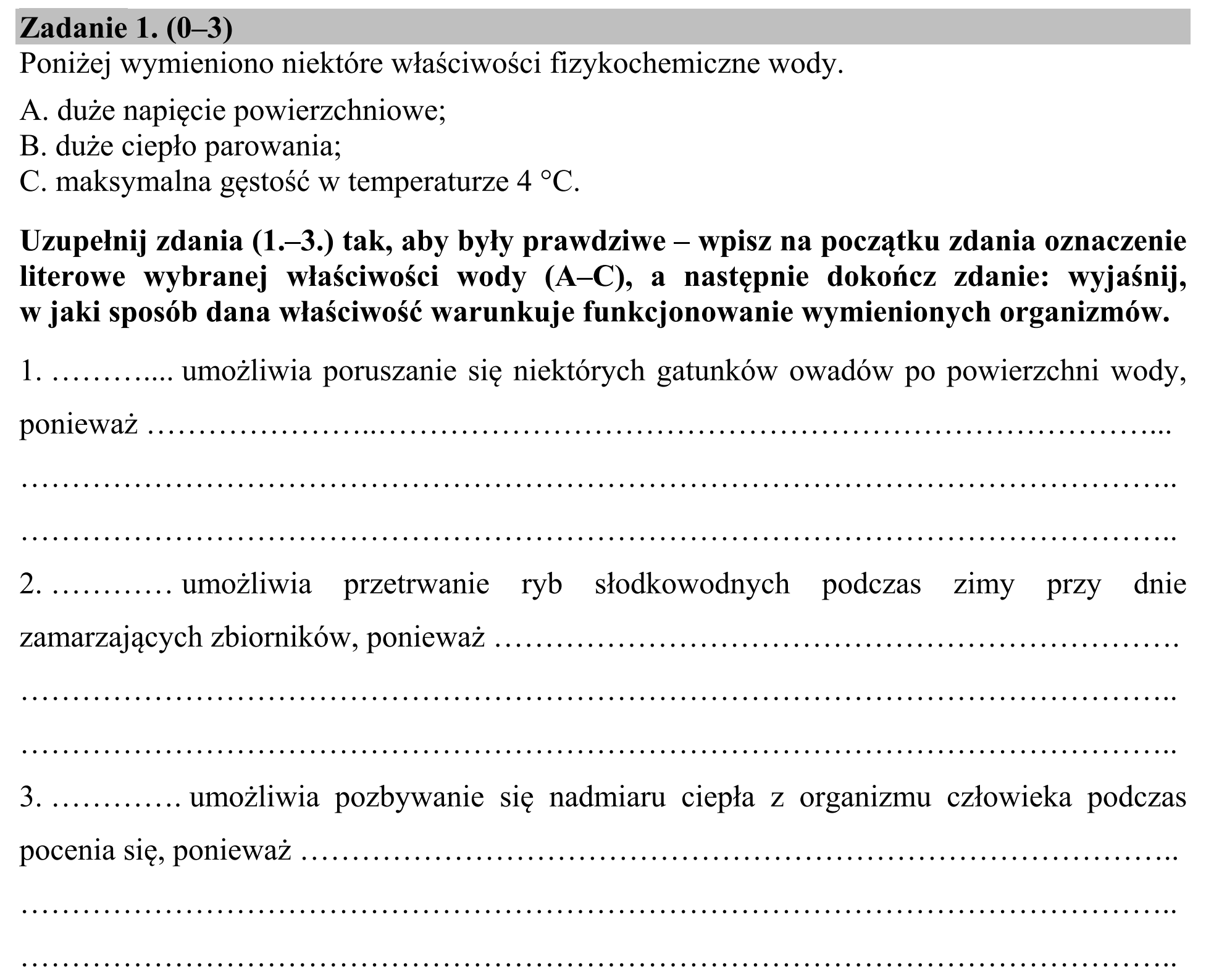 Matura, maj 2016, zadanie 1