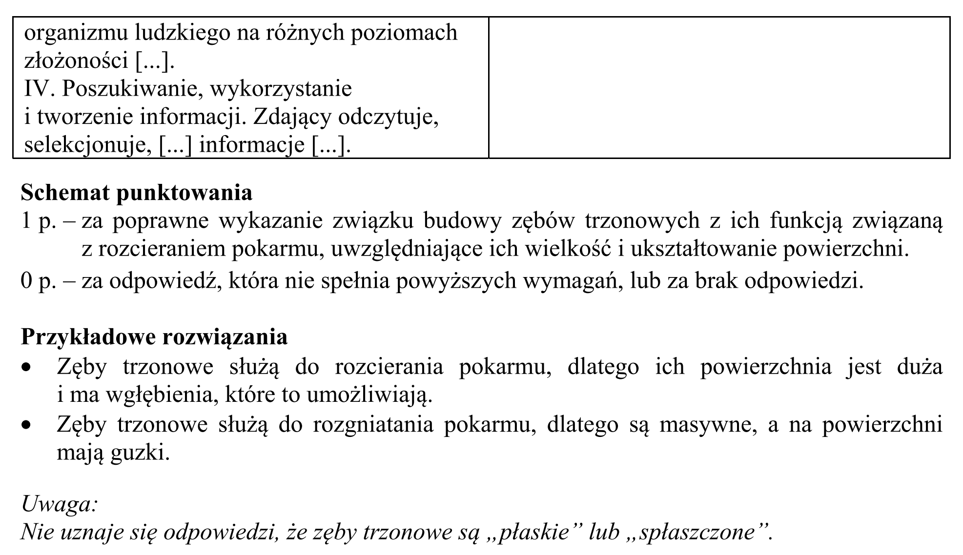 Matura, maj 2017, odpowiedź do zadania 11.1, fragment 2