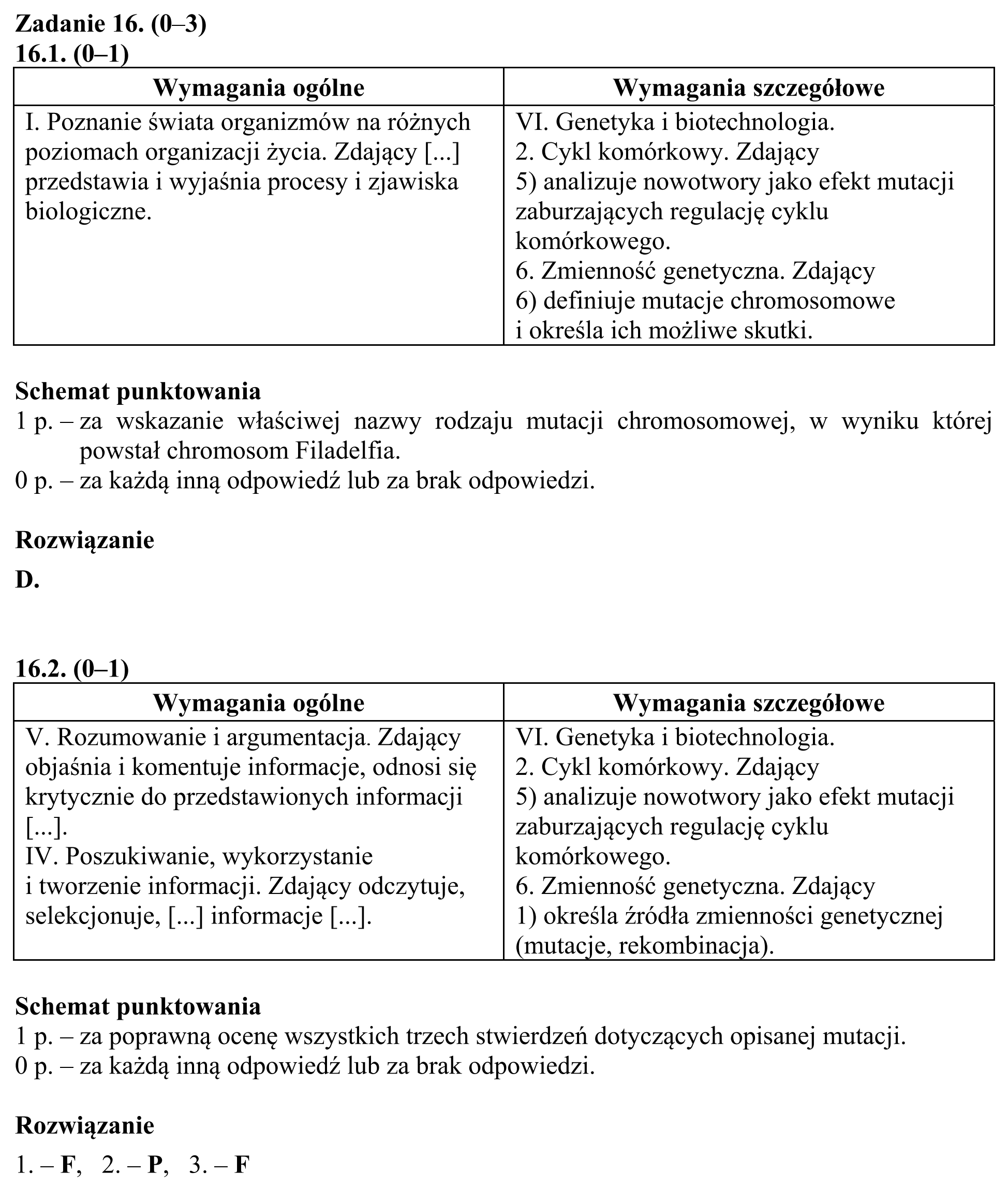 Matura, maj 2017, odpowiedź do zadania 16.1, fragment 1