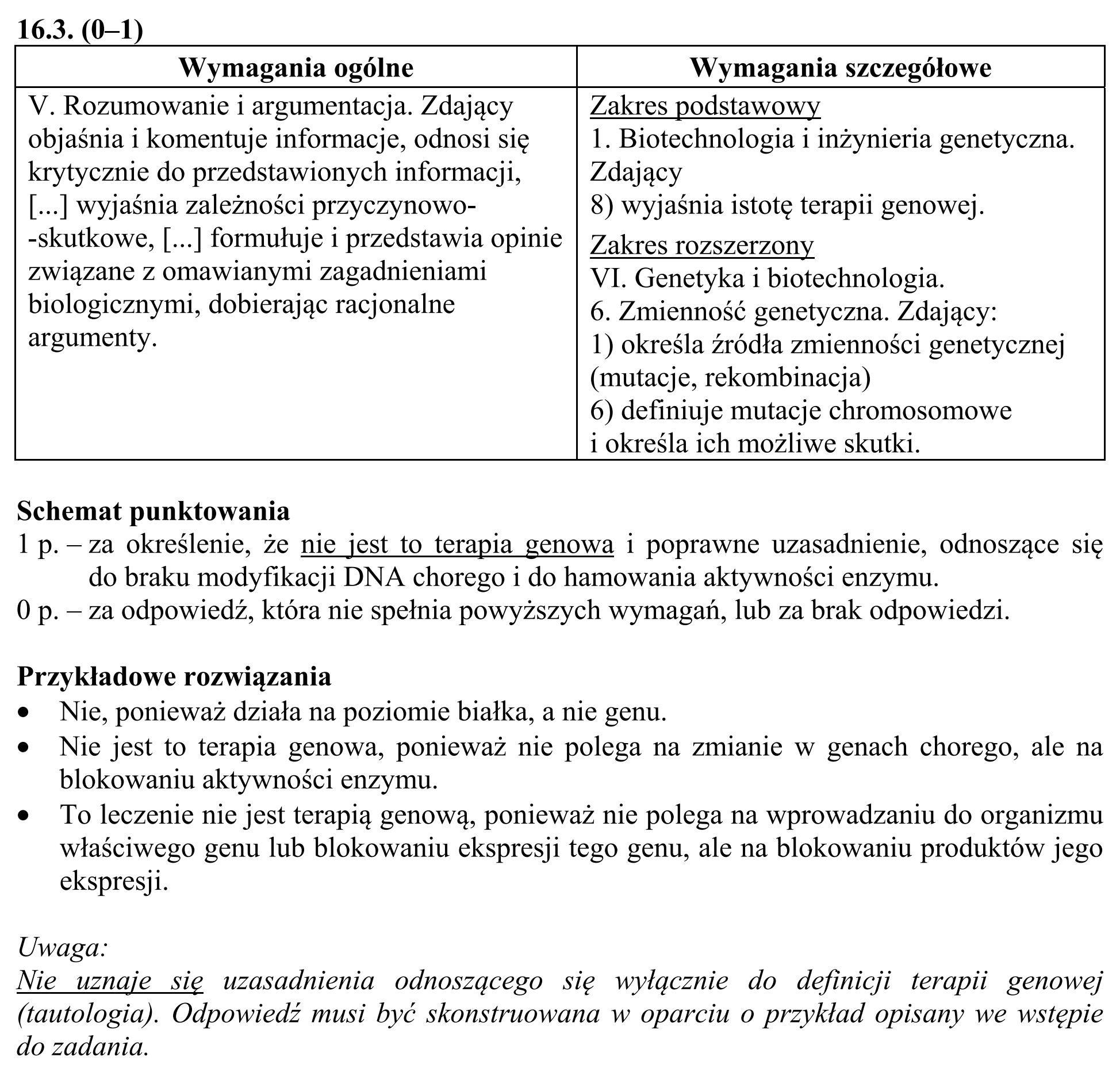 Matura, maj 2017, odpowiedź do zadania 16.1, fragment 2