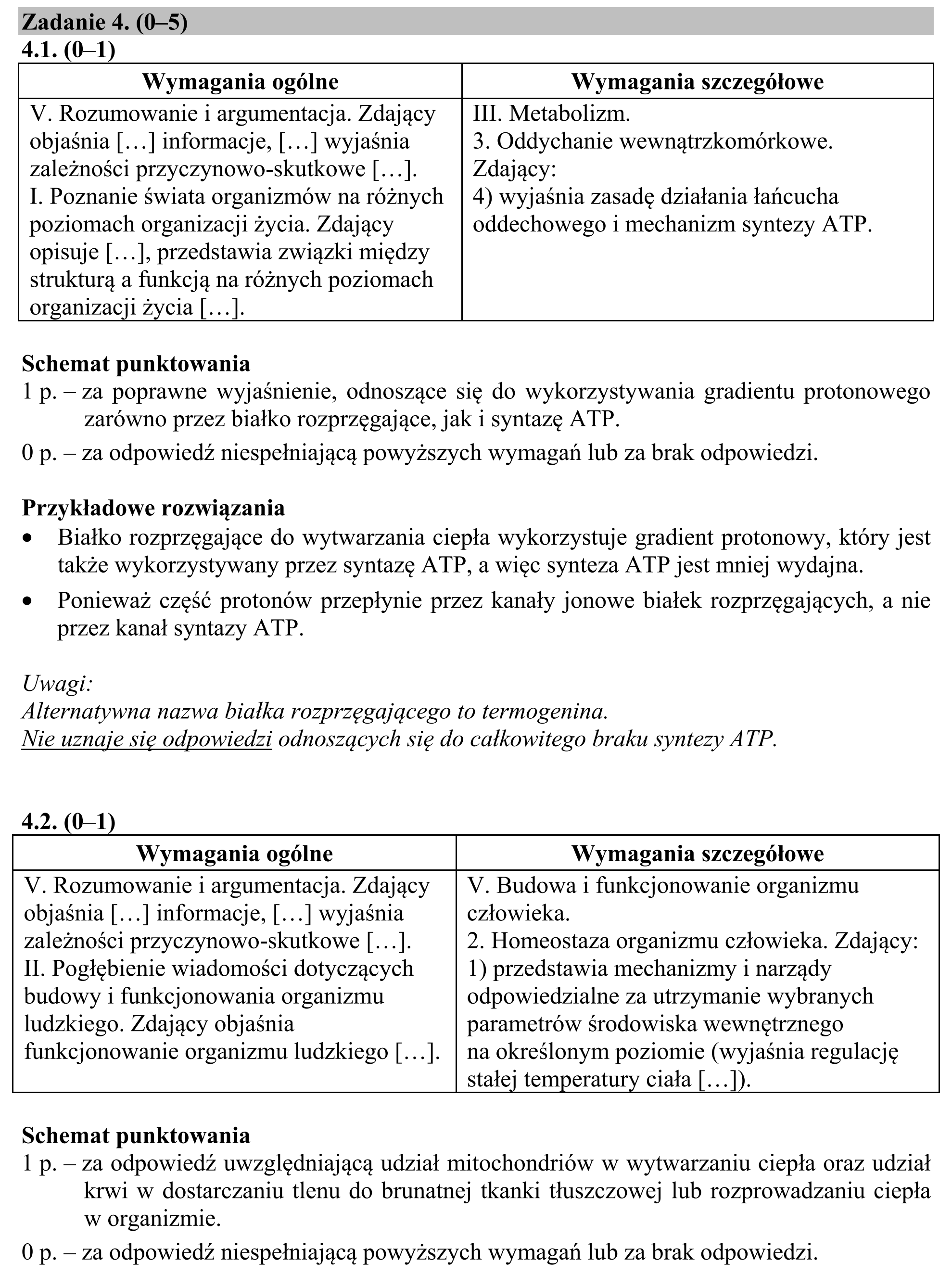 Matura, maj 2018, odpowiedź do zadania 4.1, fragment 1