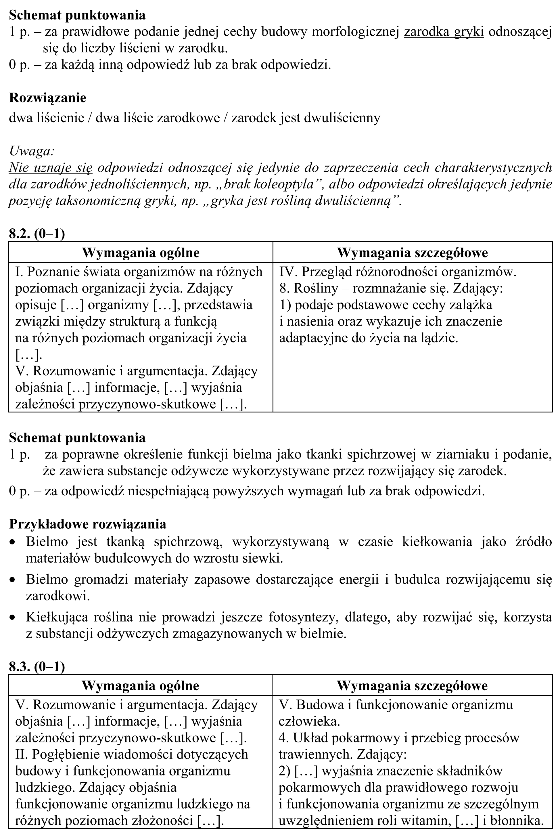 Matura, maj 2018, odpowiedź do zadania 8.1, fragment 2