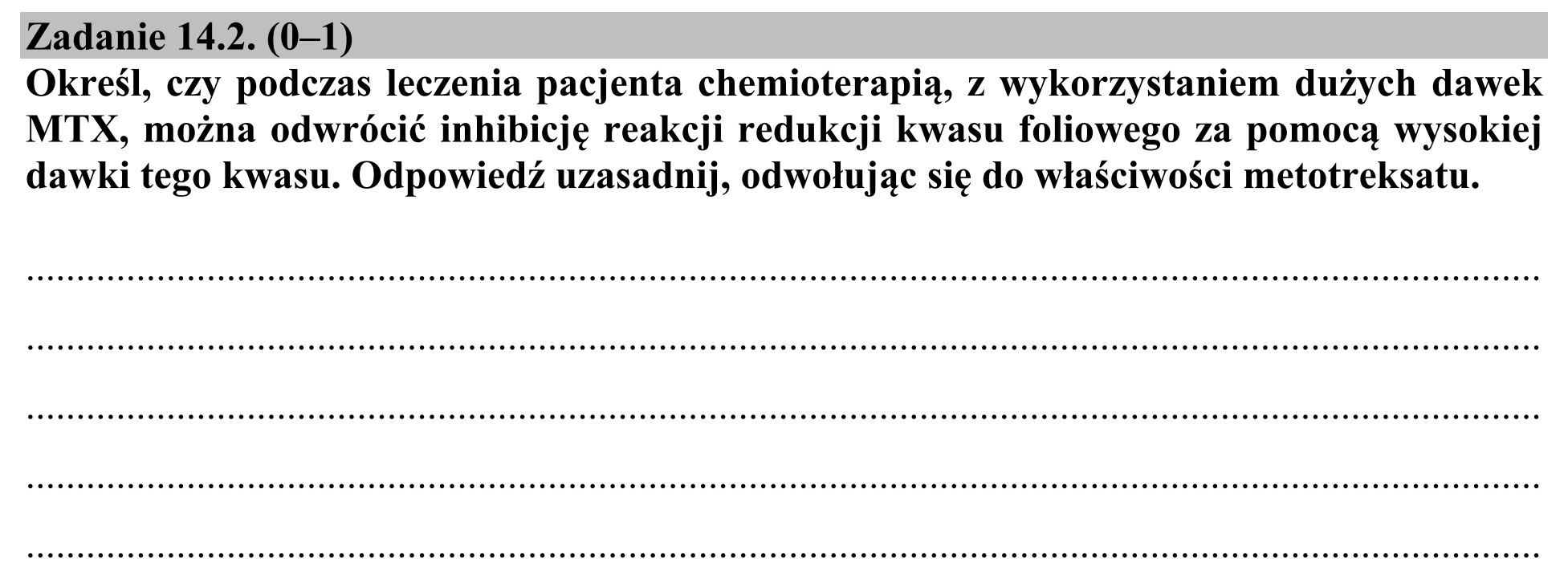 Matura, maj 2018, zadanie 14.2
