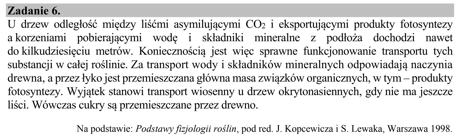 Matura, maj 2018, wstęp zadania 6