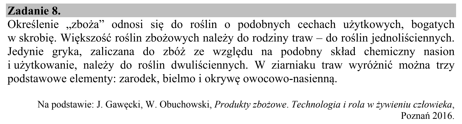 Matura, maj 2018, wstęp zadania 8