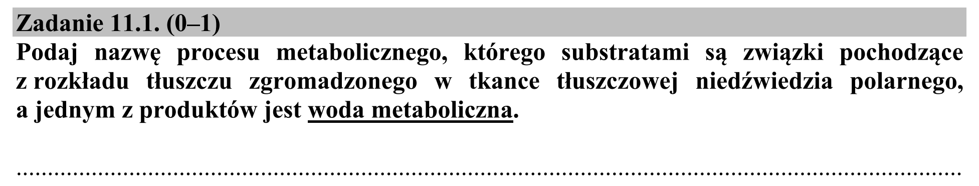 Matura, maj 2019, zadanie 11.1
