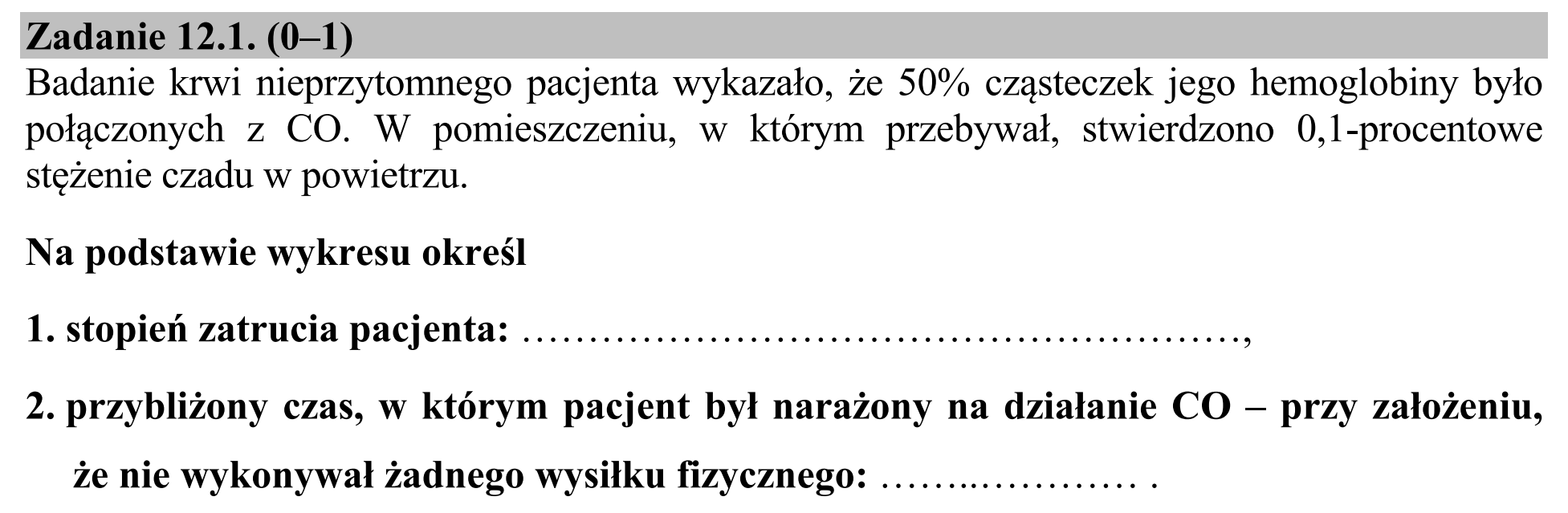 Matura, maj 2019, zadanie 12.1