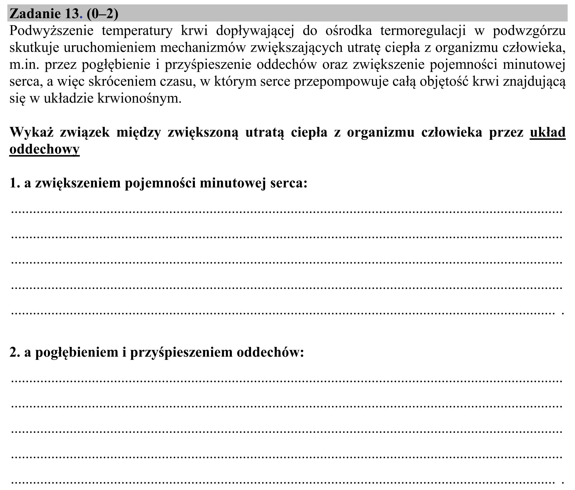 Matura, maj 2019, zadanie 13