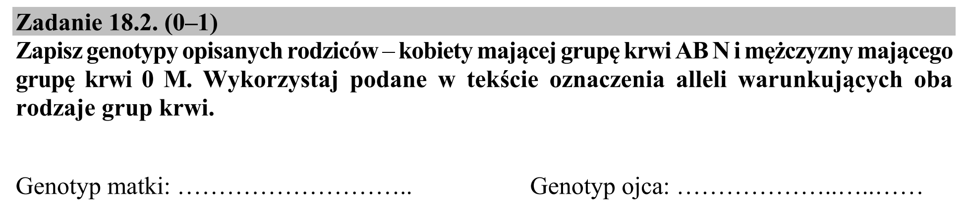 Matura, maj 2019, zadanie 18.2