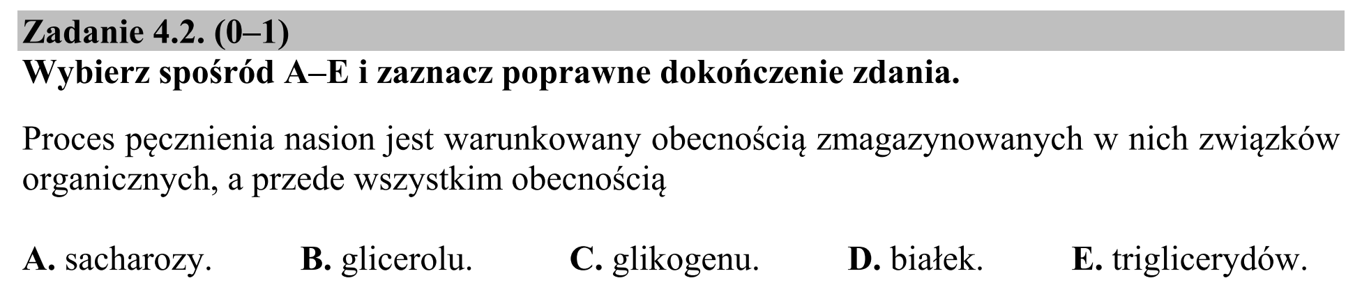 Matura, maj 2019, zadanie 4.2