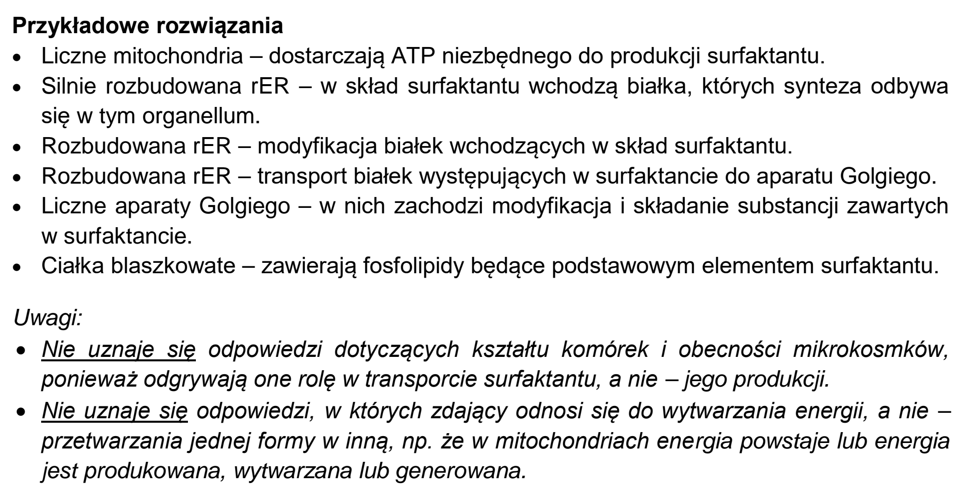 Matura, maj 2020, odpowiedź do zadania 14.1, fragment 2