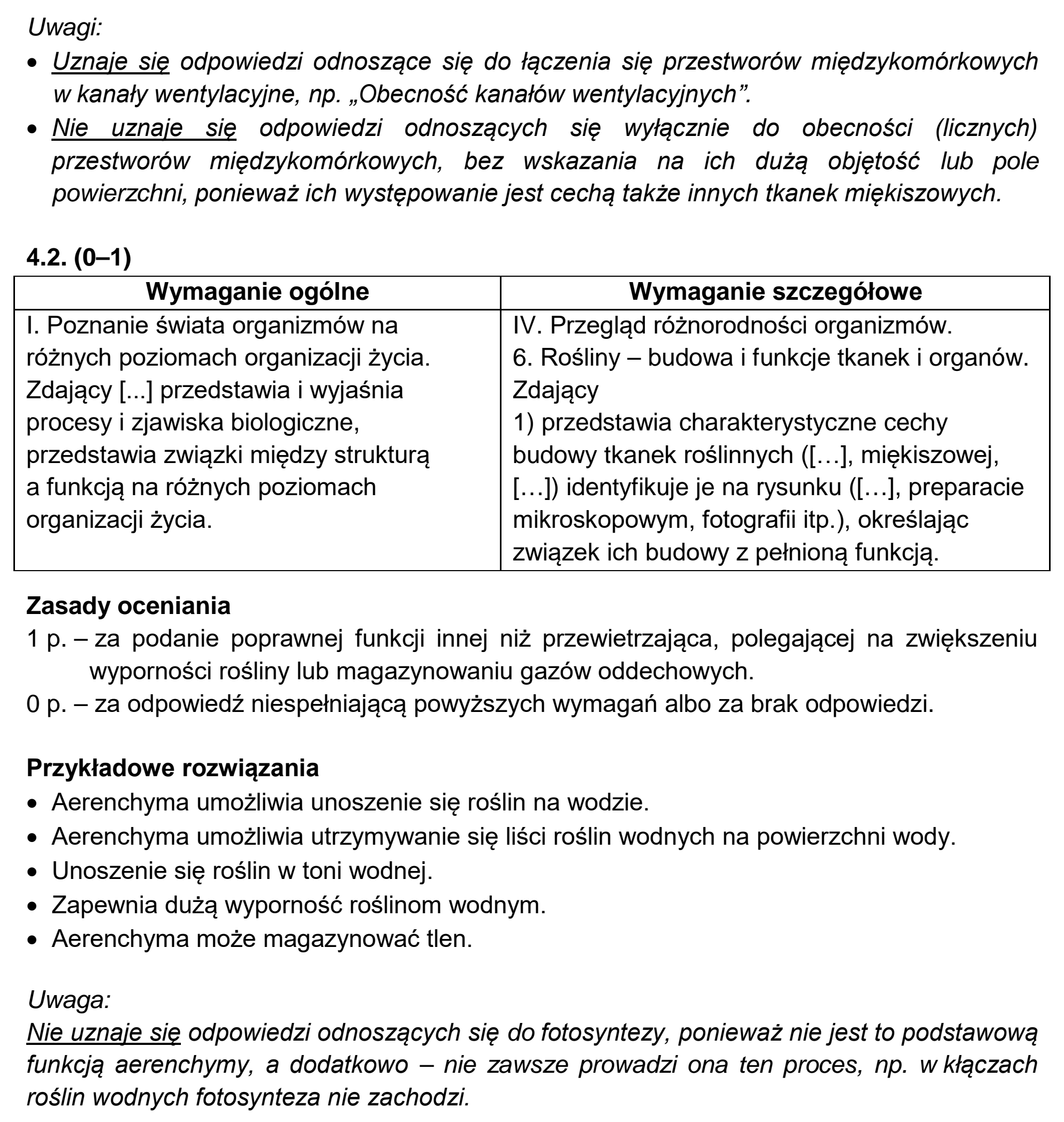 Matura, maj 2020, odpowiedź do zadania 4.1, fragment 2