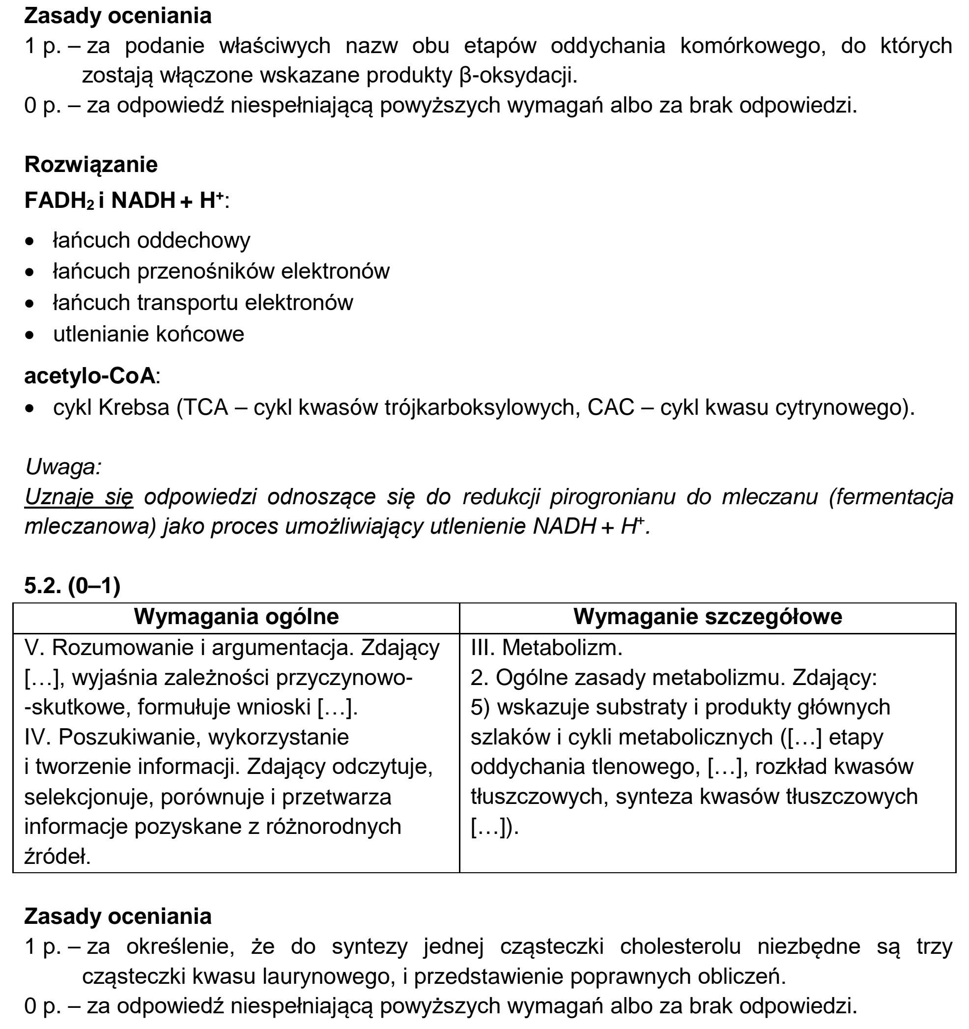 Matura, maj 2020, odpowiedź do zadania 5.1, fragment 1