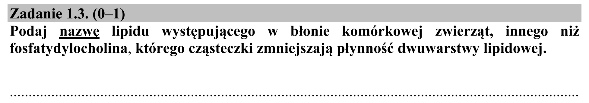 Matura, maj 2020, zadanie 1.3