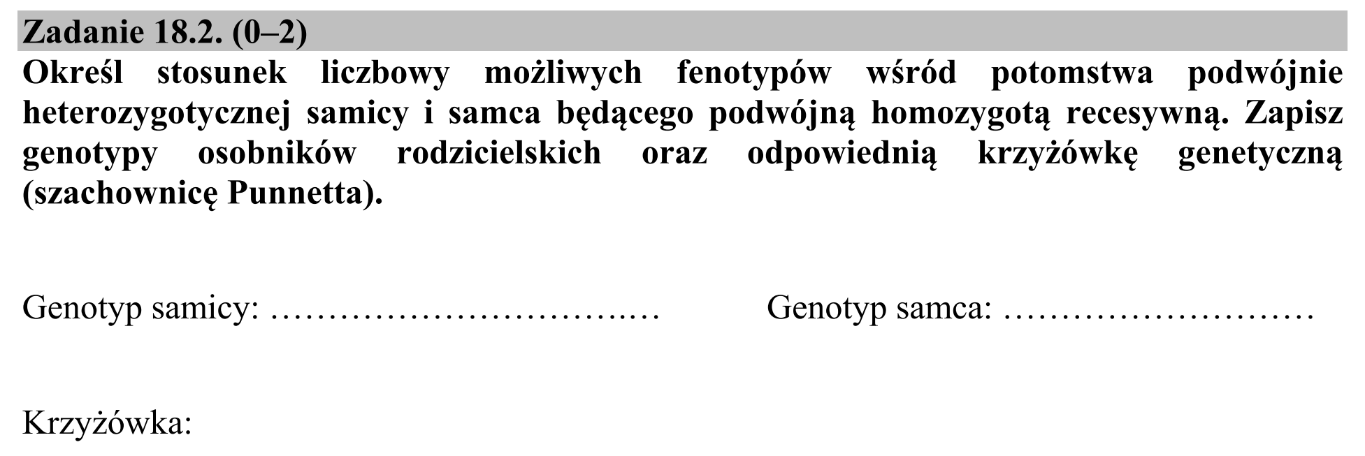 Matura, maj 2020, zadanie 18.2