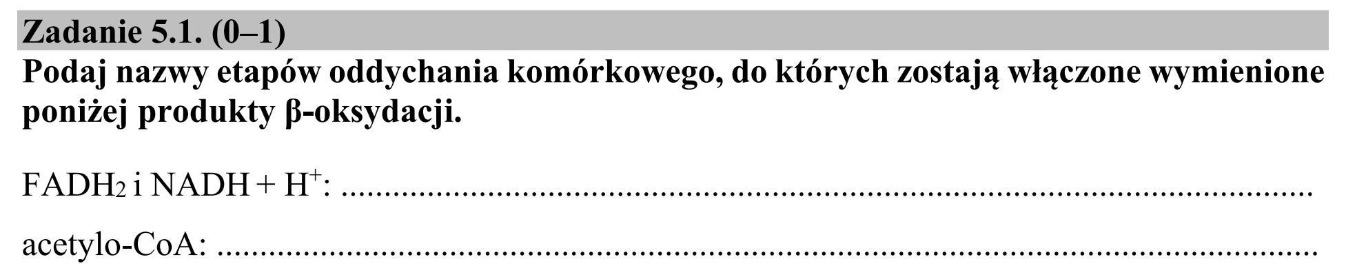 Matura, maj 2020, zadanie 5.1