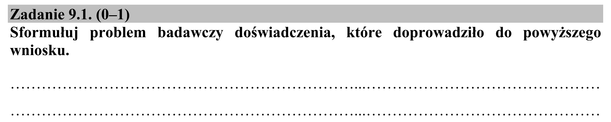 Matura, maj 2020, zadanie 9.1