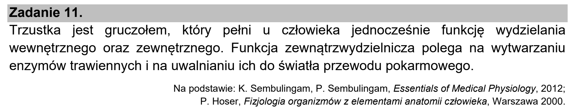 Matura, maj 2021, wstęp zadania 11