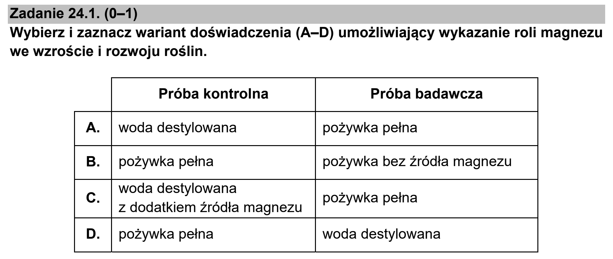 Matura, maj 2021, zadanie 24.1