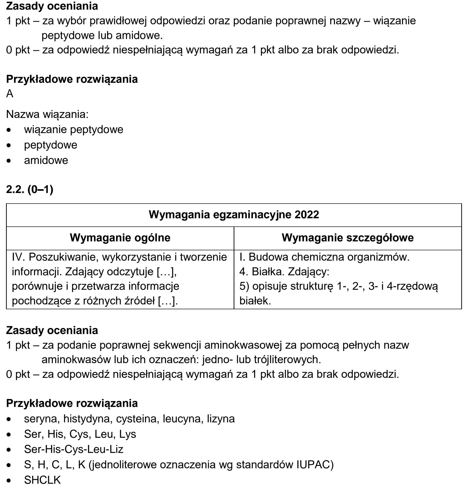 Matura, maj 2022, odpowiedź do zadania 2.1