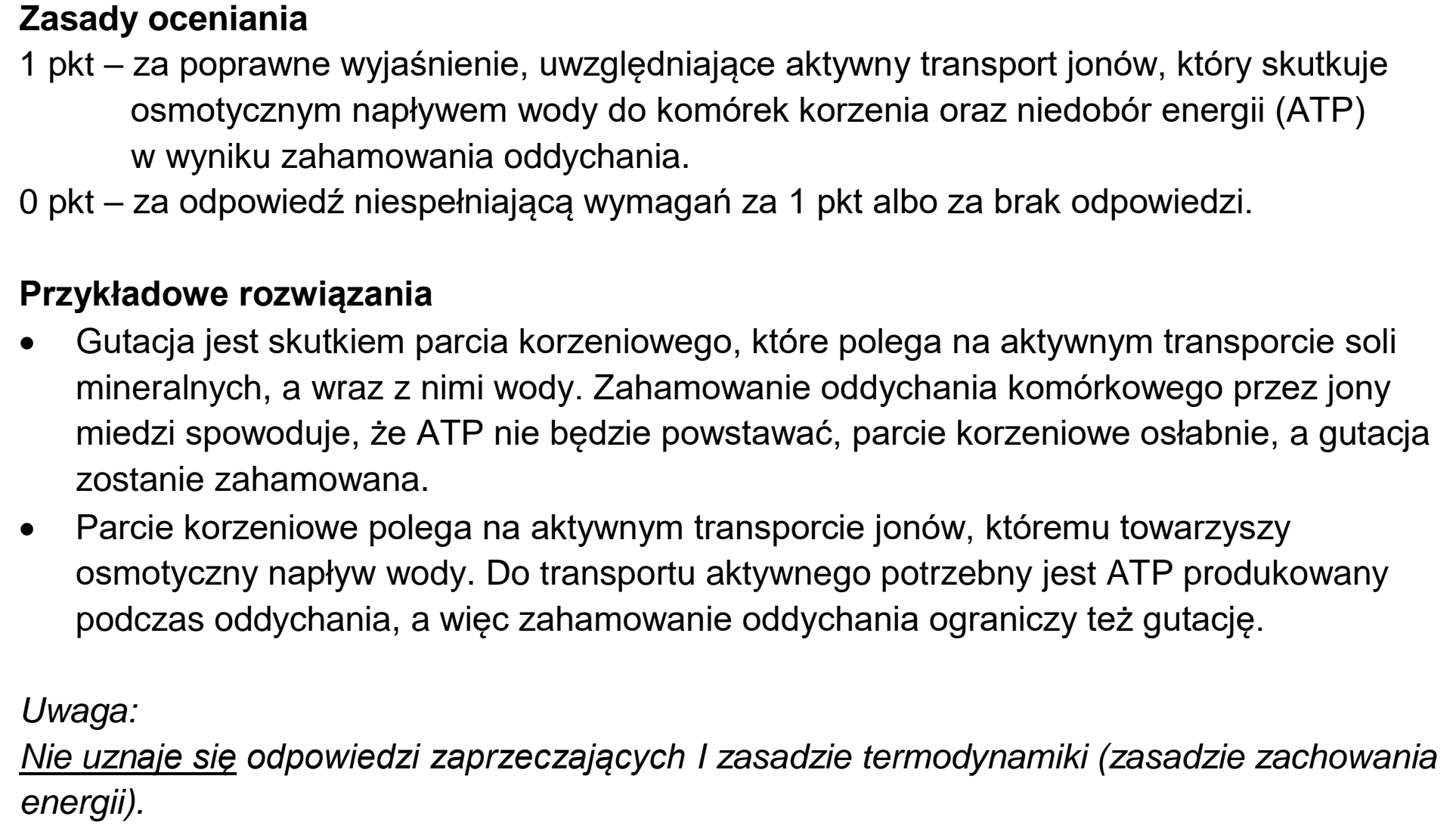 Matura, maj 2022, odpowiedź do zadania 9